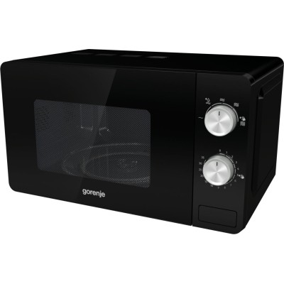 Мікрохвильова піч Gorenje, 17л, мех. керув., 700Вт, чорний (MO17E1B) Мікрохвильова піч Gorenje, 17л, мех. керув., 700Вт, чорний (MO17E1B)
