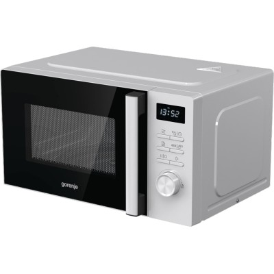 Мікрохвильова піч Gorenje, 20л, електр. керув., 800Вт, дисплей, білий (MO20A3WH) Мікрохвильова піч Gorenje, 20л, електр. керув., 800Вт, дисплей, білий (MO20A3WH)