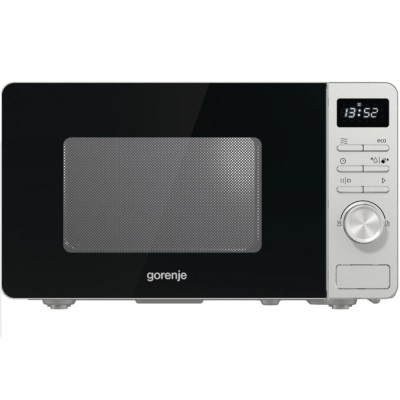 Мікрохвильова піч Gorenje, 20л, електр. керув., 800Вт, дисплей, нерж (MO20A3X)