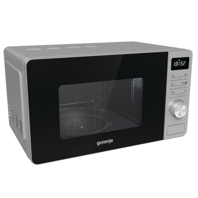 Мікрохвильова піч Gorenje, 20л, електр. керув., 800Вт, дисплей, нерж (MO20A3X)