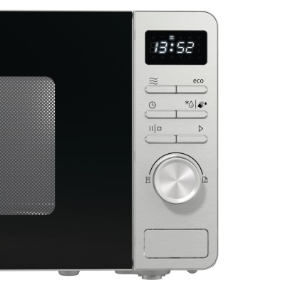 Мікрохвильова піч Gorenje, 20л, електр. керув., 800Вт, дисплей, нерж (MO20A3X)