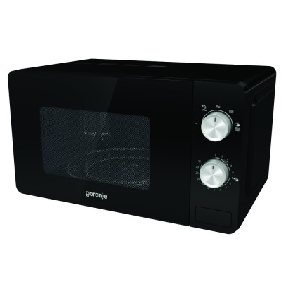 Мікрохвильова піч Gorenje, 20л, мех. керув., 800Вт, чорний (MO20E1B) Мікрохвильова піч Gorenje, 20л, мех. керув., 800Вт, чорний (MO20E1B)