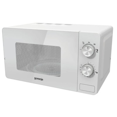 Мікрохвильова піч Gorenje, 20л, мех. управл., 800Вт, білий (MO20E1W2) Мікрохвильова піч Gorenje, 20л, мех. управл., 800Вт, білий (MO20E1W2)