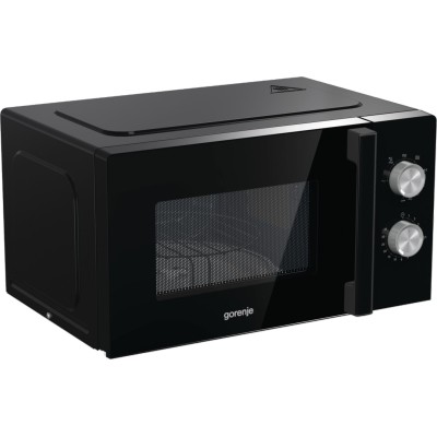 Мікрохвильова піч Gorenje, 20л, мех. управл., 800Вт, гриль, чорний (MO20E2BH) Мікрохвильова піч Gorenje, 20л, мех. управл., 800Вт, гриль, чорний (MO20E2BH)