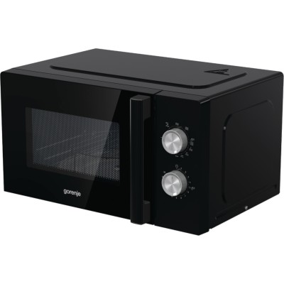 Мікрохвильова піч Gorenje, 20л, мех. управл., 800Вт, гриль, чорний (MO20E2BH) Мікрохвильова піч Gorenje, 20л, мех. управл., 800Вт, гриль, чорний (MO20E2BH)