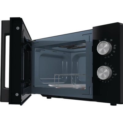 Мікрохвильова піч Gorenje, 20л, мех. управл., 800Вт, гриль, чорний (MO20E2BH) Мікрохвильова піч Gorenje, 20л, мех. управл., 800Вт, гриль, чорний (MO20E2BH)