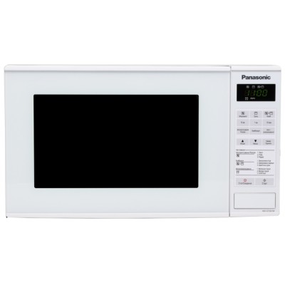 Мікрохвильова піч Panasonic , 20л, електр.керув., 800Вт, гриль, дисплей, білий (NN-GT261WZPE)