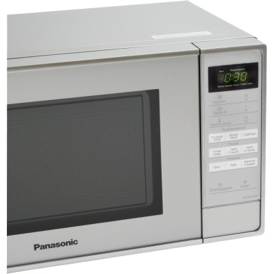 Мікрохвильова піч Panasonic, 20л, електр.управл., 800Вт, дисплей, сріблястий (NN-ST27HMZUE) Мікрохвильова піч Panasonic, 20л, електр.управл., 800Вт, дисплей, сріблястий (NN-ST27HMZUE)