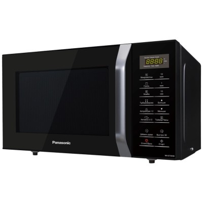 Мікрохвильова піч Panasonic, 23л, 800Вт, гриль, дисплей, чорний (NN-GT35HBZUE) Мікрохвильова піч Panasonic, 23л, 800Вт, гриль, дисплей, чорний (NN-GT35HBZUE)