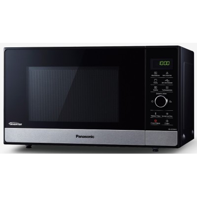 Мікрохвильова піч інверторна з грилем Panasonic, 23л, 1000Вт, дисплей, чорний (NN-GD38HSZPE) Мікрохвильова піч інверторна з грилем Panasonic, 23л, 1000Вт, дисплей, чорний (NN-GD38HSZPE)