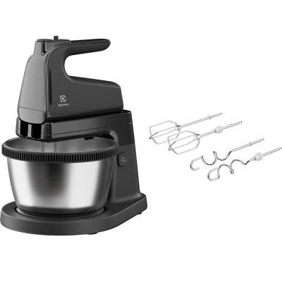 Міксер Electrolux стаціонарний 500Вт, насадки-4, чаша-метал, 3.5л, сірий темний (ESM4B) Міксер Electrolux стаціонарний 500Вт, насадки-4, чаша-метал, 3.5л, сірий темний (ESM4B)