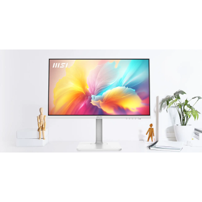 Монітор MSI 23.8" Modern MD2412PW HDMI, USB-C, MM, IPS, 100Hz, 4ms, sRGB 114%, Pivot, білий