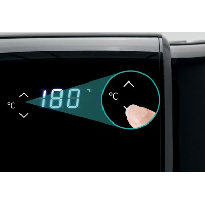 Мультипіч Gorenje, 1700Вт, чаша-5л, електронне керув., нерж. сталь, чорний (AF1700DB)