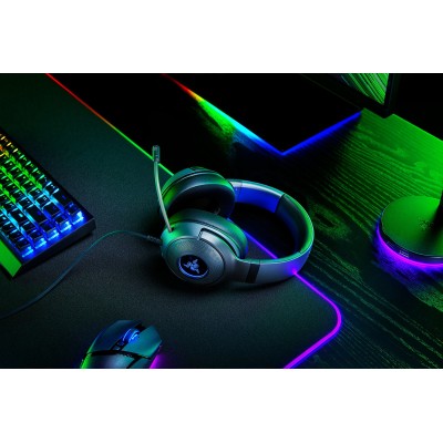 Навушники Razer Kraken V3 X, 7.1, USB-A, RGB, 1.8м (RZ04-03750300-R3M1) чорний Навушники Razer Kraken V3 X, 7.1, USB-A, RGB, 1.8м (RZ04-03750300-R3M1) чорний
