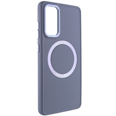 TPU чехол Bonbon Metal Style with MagSafe для Samsung Galaxy A54 5G Серый / Lavender TPU чехол Bonbon Metal Style with MagSafe для Samsung Galaxy A54 5G Серый / Lavender