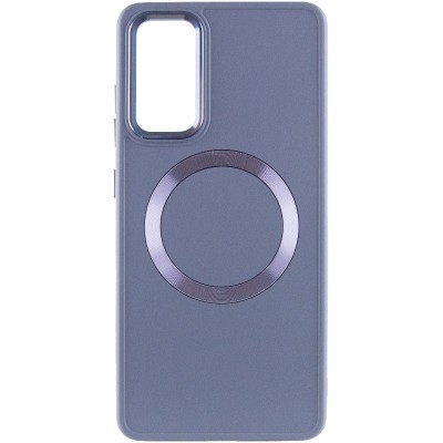TPU чехол Bonbon Metal Style with MagSafe для Samsung Galaxy A54 5G Серый / Lavender TPU чехол Bonbon Metal Style with MagSafe для Samsung Galaxy A54 5G Серый / Lavender