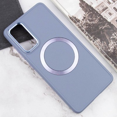 TPU чехол Bonbon Metal Style with MagSafe для Samsung Galaxy A54 5G Серый / Lavender TPU чехол Bonbon Metal Style with MagSafe для Samsung Galaxy A54 5G Серый / Lavender