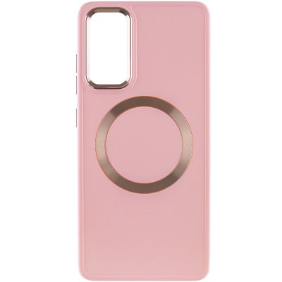 TPU чехол Bonbon Metal Style with MagSafe для Samsung Galaxy S23 Розовый / Light Pink TPU чехол Bonbon Metal Style with MagSafe для Samsung Galaxy S23 Розовый / Light Pink