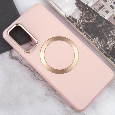 TPU чехол Bonbon Metal Style with MagSafe для Samsung Galaxy S23 Розовый / Light Pink TPU чехол Bonbon Metal Style with MagSafe для Samsung Galaxy S23 Розовый / Light Pink