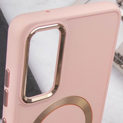 TPU чехол Bonbon Metal Style with MagSafe для Samsung Galaxy S23 Розовый / Light Pink TPU чехол Bonbon Metal Style with MagSafe для Samsung Galaxy S23 Розовый / Light Pink