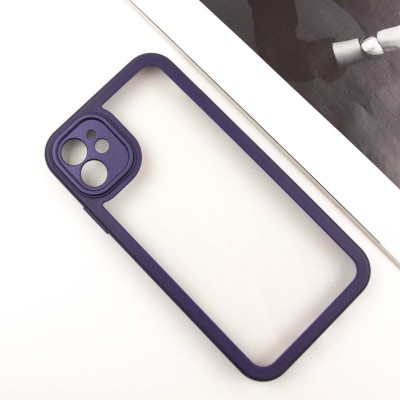 TPU чехол Transparent + Colour 1,5mm для Apple iPhone 11 (6.1") Purple TPU чехол Transparent + Colour 1,5mm для Apple iPhone 11 (6.1") Purple