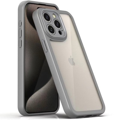TPU чехол Transparent + Colour 1,5mm для Apple iPhone 13 Pro (6.1") Grey TPU чехол Transparent + Colour 1,5mm для Apple iPhone 13 Pro (6.1") Grey