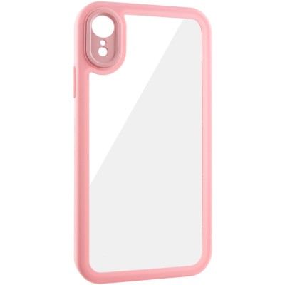 TPU чехол Transparent + Colour 1,5mm для Apple iPhone XR (6.1") Pink TPU чехол Transparent + Colour 1,5mm для Apple iPhone XR (6.1") Pink