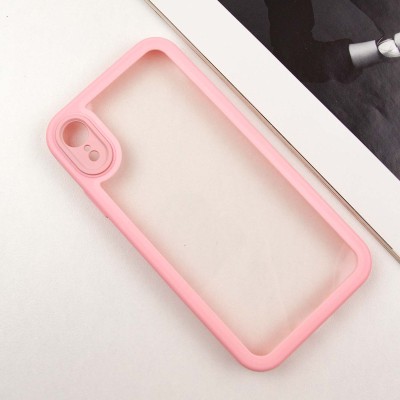 TPU чехол Transparent + Colour 1,5mm для Apple iPhone XR (6.1") Pink TPU чехол Transparent + Colour 1,5mm для Apple iPhone XR (6.1") Pink