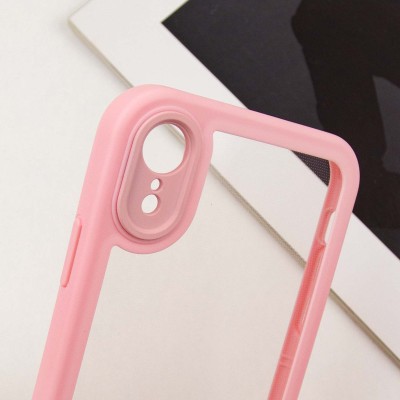 TPU чехол Transparent + Colour 1,5mm для Apple iPhone XR (6.1") Pink TPU чехол Transparent + Colour 1,5mm для Apple iPhone XR (6.1") Pink