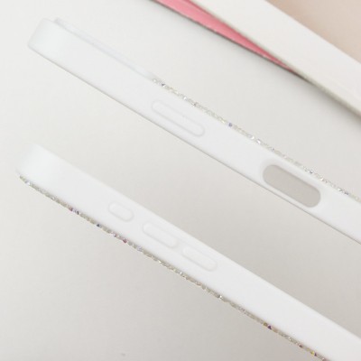 TPU чохол Bling World Rock Diamond with MagSafe для Apple iPhone 16 Pro (6.3") White TPU чохол Bling World Rock Diamond with MagSafe для Apple iPhone 16 Pro (6.3") White