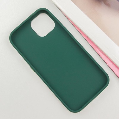 TPU чохол Bonbon Metal Style with MagSafe для Apple iPhone 15 (6.1") Зелений / Pine green TPU чохол Bonbon Metal Style with MagSafe для Apple iPhone 15 (6.1") Зелений / Pine green