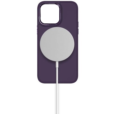 TPU чохол Bonbon Metal Style with MagSafe для Apple iPhone 15 (6.1") Фіолетовий / Dark Purple TPU чохол Bonbon Metal Style with MagSafe для Apple iPhone 15 (6.1") Фіолетовий / Dark Purple