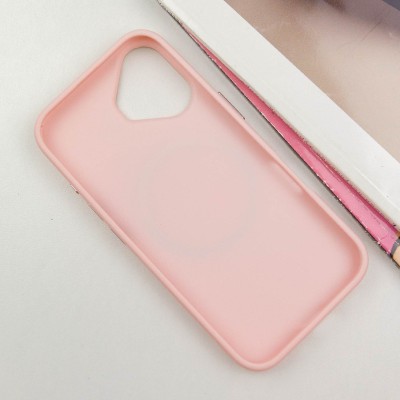 TPU чохол Bonbon Metal Style with MagSafe для Apple iPhone 16 (6.1") Рожевий / Light Pink TPU чохол Bonbon Metal Style with MagSafe для Apple iPhone 16 (6.1") Рожевий / Light Pink