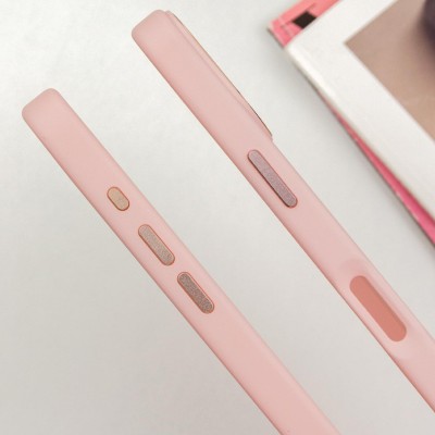 TPU чохол Bonbon Metal Style with MagSafe для Apple iPhone 16 (6.1") Рожевий / Light Pink TPU чохол Bonbon Metal Style with MagSafe для Apple iPhone 16 (6.1") Рожевий / Light Pink