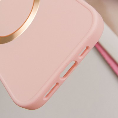 TPU чохол Bonbon Metal Style with MagSafe для Apple iPhone 16 (6.1") Рожевий / Light Pink TPU чохол Bonbon Metal Style with MagSafe для Apple iPhone 16 (6.1") Рожевий / Light Pink