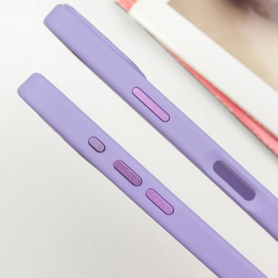 TPU чохол Bonbon Metal Style with MagSafe для Apple iPhone 16 Plus (6.7") Бузковий / Dasheen