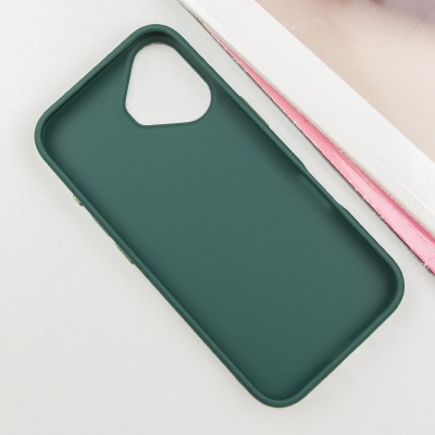 TPU чохол Bonbon Metal Style with MagSafe для Apple iPhone 16 Plus (6.7") Зелений / Pine green