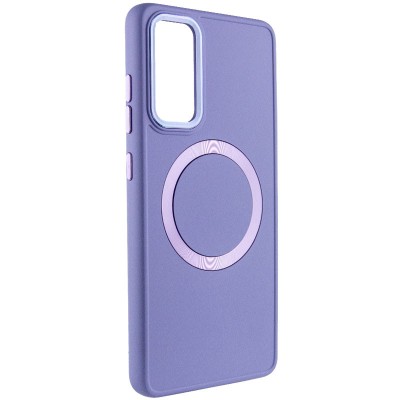 TPU чохол Bonbon Metal Style with MagSafe для Samsung Galaxy A35 Бузковий / Dasheen TPU чохол Bonbon Metal Style with MagSafe для Samsung Galaxy A35 Бузковий / Dasheen
