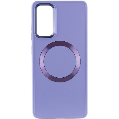 TPU чохол Bonbon Metal Style with MagSafe для Samsung Galaxy A35 Бузковий / Dasheen TPU чохол Bonbon Metal Style with MagSafe для Samsung Galaxy A35 Бузковий / Dasheen