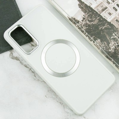 TPU чохол Bonbon Metal Style with MagSafe для Samsung Galaxy A52 4G / A52 5G / A52s Білий / White