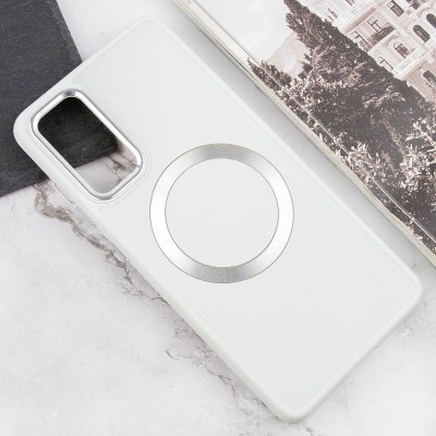 TPU чохол Bonbon Metal Style with MagSafe для Samsung Galaxy A54 5G Білий / White TPU чохол Bonbon Metal Style with MagSafe для Samsung Galaxy A54 5G Білий / White