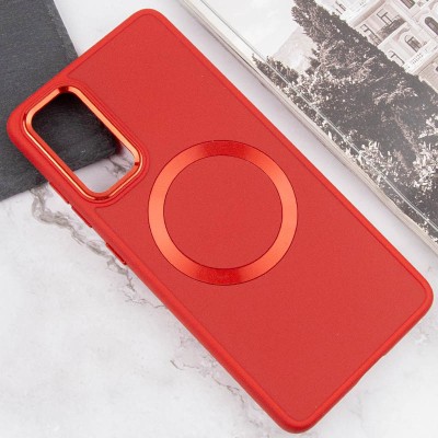 TPU чохол Bonbon Metal Style with MagSafe для Samsung Galaxy A54 5G Червоний / Red TPU чохол Bonbon Metal Style with MagSafe для Samsung Galaxy A54 5G Червоний / Red