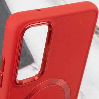 TPU чохол Bonbon Metal Style with MagSafe для Samsung Galaxy A54 5G Червоний / Red TPU чохол Bonbon Metal Style with MagSafe для Samsung Galaxy A54 5G Червоний / Red