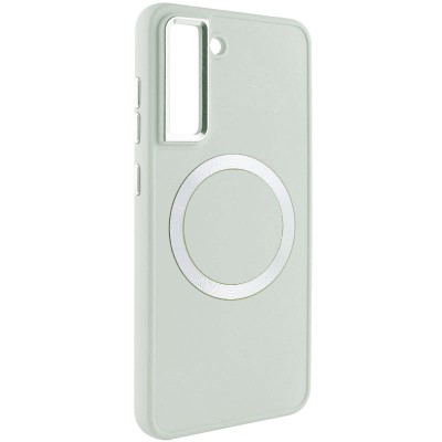 TPU чохол Bonbon Metal Style with MagSafe для Samsung Galaxy S21 FE Білий / White TPU чохол Bonbon Metal Style with MagSafe для Samsung Galaxy S21 FE Білий / White