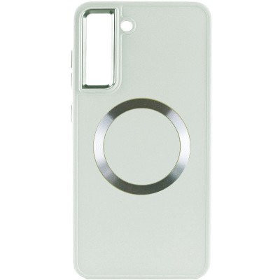 TPU чохол Bonbon Metal Style with MagSafe для Samsung Galaxy S21 FE Білий / White TPU чохол Bonbon Metal Style with MagSafe для Samsung Galaxy S21 FE Білий / White
