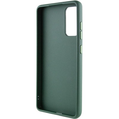 TPU чохол Bonbon Metal Style with MagSafe для Samsung Galaxy S21 FE Зелений / Army Green TPU чохол Bonbon Metal Style with MagSafe для Samsung Galaxy S21 FE Зелений / Army Green