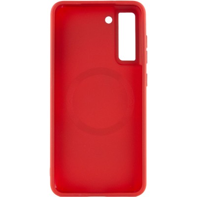 TPU чохол Bonbon Metal Style with MagSafe для Samsung Galaxy S22 Червоний / Red TPU чохол Bonbon Metal Style with MagSafe для Samsung Galaxy S22 Червоний / Red