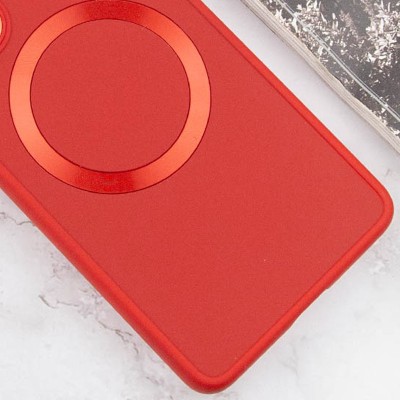 TPU чохол Bonbon Metal Style with MagSafe для Samsung Galaxy S22 Червоний / Red TPU чохол Bonbon Metal Style with MagSafe для Samsung Galaxy S22 Червоний / Red
