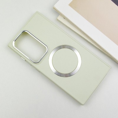 TPU чохол Bonbon Metal Style with MagSafe для Samsung Galaxy S24 Ultra Білий / White TPU чохол Bonbon Metal Style with MagSafe для Samsung Galaxy S24 Ultra Білий / White