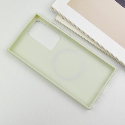 TPU чохол Bonbon Metal Style with MagSafe для Samsung Galaxy S24 Ultra Білий / White TPU чохол Bonbon Metal Style with MagSafe для Samsung Galaxy S24 Ultra Білий / White